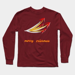 merry cristmas art design. Long Sleeve T-Shirt